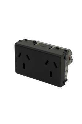 Tomacoriente Doble Bin Negro